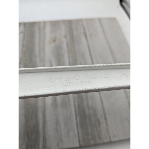 Tailor Made #1 Wide Slotted Spatula Turner Flipper White Nylon Plastic 11 3/4" - Picture 7 of 8